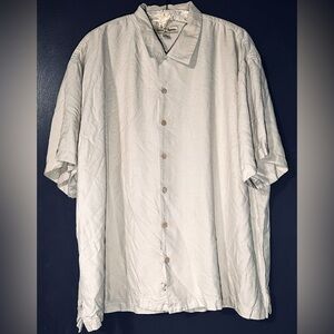 Tommy Bahama 100% Silk Casual Shirt XXL